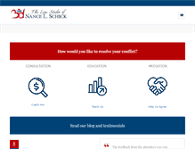 Tablet Screenshot of nschicklaw.com